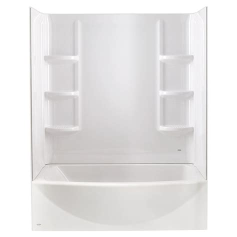 metal tub with enclosure|30 by 60 tub surround.